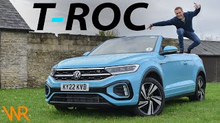 VW TRoc RLine 2022  Should You Get The Cabriolet  WorthReviewing [upl. by Nosliw]