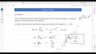 Particle physics Structure 12 to 13 A2 Physics Unit 4 Lecture 10 part j [upl. by Ledoux]