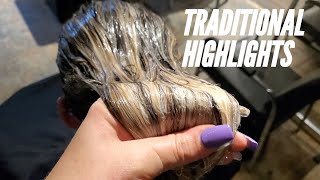 Balayage vs Traditional Highlights using Avedas plant powered enlightener [upl. by Odraccir]