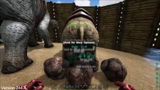 Ark Survival Evolved  PhiomiaPoop Machine Pooping via Stim Berries Injection [upl. by Strait]