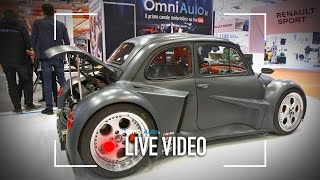 Fiat 500 Lamborghini al Motor Show 2016 [upl. by Aniuqahs]