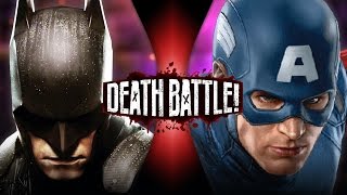 Batman VS Captain America DC VS Marvel  DEATH BATTLE [upl. by Nylknarf32]