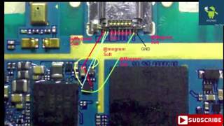 samsung s3 gti9300 usb charging problem jumper ways [upl. by Annaira]