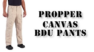 Propper Canvas Pants Review [upl. by Enylorac]