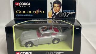 Corgi Classics 1995 James Bond 007 Goldeneye Aston Martin DB5 Scale DieCast No 96657 [upl. by Inah]