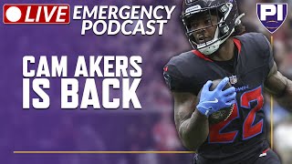 BREAKING Vikings trade for RB Cam Akers [upl. by Hsekar505]