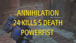 POWERFIST 24 KILLS 5 DEATHS HIGH LEVEL GAMEPLAY Warhammer 40000 Space Marine 2 [upl. by Vish]