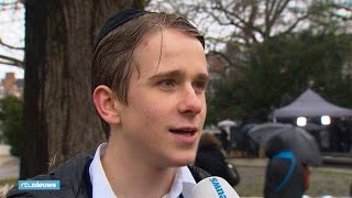 Holocaust herdacht in Amsterdam Heb op school nog te maken met antisemitisme  RTL NIEUWS [upl. by Eelram]