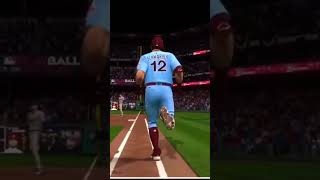 Kyle Schwarber 5 homerun franchise mlbtheshow24 baseball phillies playoffs [upl. by Orola857]