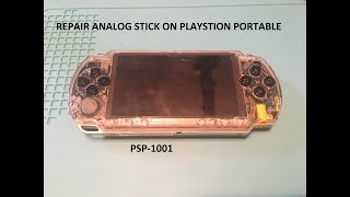 Trying to fix analog control and replace the cover on a PSP1001  REMASTERED [upl. by Aciret254]