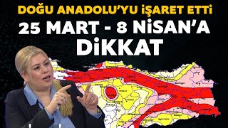 Ayça Aydın tarih verdi Doğu Anadoludaki illeri işaret etti 25 Mart ve 8 Nisana dikkat [upl. by Enaht671]