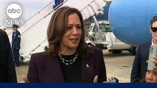 Harris says shes ready to debate Donald Trump on Sept 10 [upl. by Iidnarb]