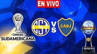 Sportivo Trinidense 12 Boca Juniors en vivo CONMEBOL SUDAMERICANA FASE DE GRUPOS [upl. by Cly]