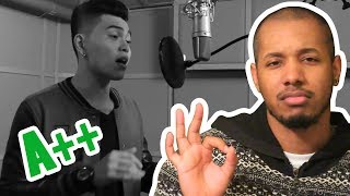 DARYL ONG  THINKING OUT LOUD  ED SHEERAN COVER REACTION [upl. by Inavoy]