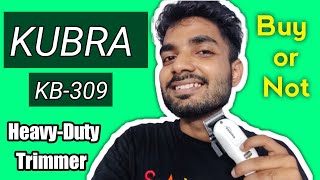 Kubra KB309 Professional Cordless Rechargeable LED Display Heavy Duty for Hair and Beard  Trimmer [upl. by Varion400]