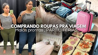 COMPREI MUITA ROUPA 🫣 MALAS PRONTAS PRA VIAGEM  FIZ PROGRESSIVA E BRUSQUETAS PRO LANCHE DA TARDe [upl. by Avla]