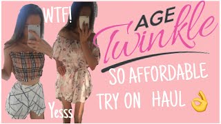 SUMMER CLOTHING TRY ON HAUL  twinkleage🤗💕 [upl. by Adelpho]