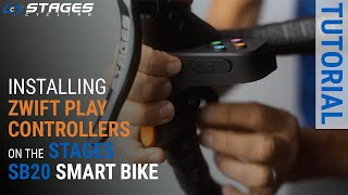 Installing the Zwift Play Controllers on a Stages SB20 Smart Bike [upl. by Lertnahs]