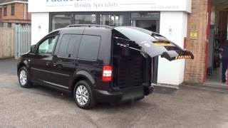 VW Caddy Sirus Drive From Wheelchair With Automatic Tailgate and Ramp [upl. by Nerw]