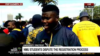 NMU students dispute the registration process [upl. by Ailicec]