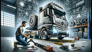 MercedesBenz Actros Steering Centering Guide [upl. by Carlstrom37]