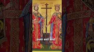 September 14 Byzantine Saint of Day Exaltation of the Holy Cross saintoftheday catholic orthodox [upl. by Rellek]