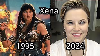 XENA WARRIOR PRINCESS ★19952001★ cast then and now 2024 Beforeafter20 xenawarriorprincess [upl. by Namyac948]