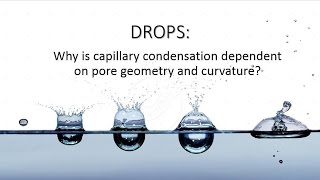 Why is Capillary Condensation Dependent on Pore Geometry and Curvature [upl. by Hanima]