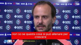 Alberto Gilardino intervista post partita Napoli Genoa 11 [upl. by Harwill923]