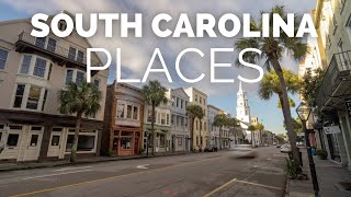 10 Best Places to Visit in South Carolina  Travel Video [upl. by Akerley404]