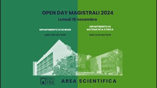 Open Day Magistrali Dipartimento di Fisica  18 novembre 2024 [upl. by Leede524]