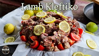 Greek Lamb Kleftiko Cooked in a Thunderstorm  Roasted Lamb amp Potatoes Wrapped in Parchment Recipe [upl. by Naleag658]