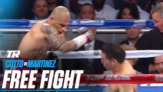 Cotto vs Martinez  Great Upsets in Boxing Free Fight [upl. by Viquelia]