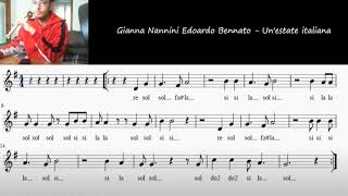 Notti magiche  unestate italiana di Gianna Nannini Eduardo Bennato [upl. by Nauqyaj449]