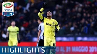 UdineseInter 04  Highlights  Matchday 16  Serie A TIM 201516 [upl. by Aicilf]