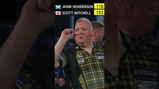 John Henderson Amazing Checkout 🏴󠁧󠁢󠁳󠁣󠁴󠁿 darts shorts [upl. by Samp]