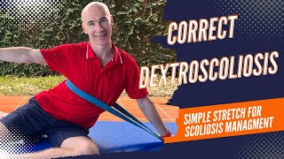 Reverse C scoliosis correction exercises thoracic and lumbar [upl. by Ardnod]