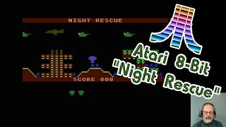 Atari 8Bit Game Play Night Rescue [upl. by Sirronal831]