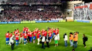 Celebracion del Athletic por la clasificacion a la Champions League [upl. by Delorenzo]