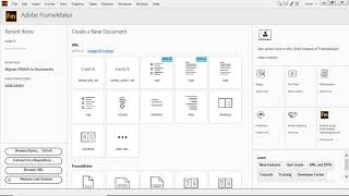 Configure Adobe FrameMaker 2019 to Work with Structure [upl. by Nirb88]