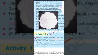 Activity 18 Decomposition of Silver Chloride Class 10 Chapter 1 Science shorts [upl. by Latsryc]