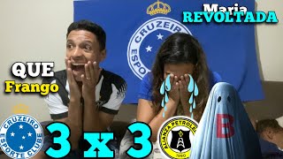 REACT CRUZEIRO 3 x 3 ALIANZA PETROLERO  CRUZEIRENSE FICA REVOLTADO COM EMPATE NO MINEIRÃO [upl. by Odrarebe373]