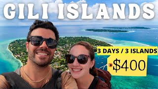 How we BUDGETED 3 DAYS in the GILI ISLANDS │Gili Trawangan Gili Meno amp Gili Air [upl. by Melisse]