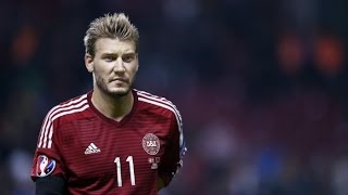 Nicklas Bendtner  The Viking Lord  All Goals for Denmark [upl. by Eirol877]