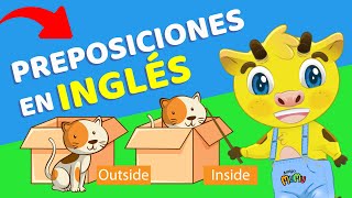 INGLÉS PARA NIÑOS  PREPOSICIONES EN INGLÉS  CLASE DE INGLÉS AMIGO MUMU [upl. by Nehpets]