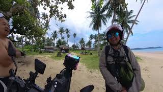 testing Manila to Palawan on a motorcycle San Vicente long beach [upl. by Isied]