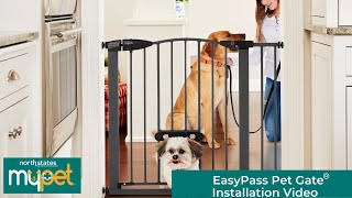 EasyPass Pet Gate Installation Video North States MyPet [upl. by Olive]