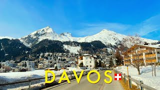 Davos Switzerland 4K  The largest resort in the Alps [upl. by Analram231]