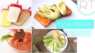 Easy amp Healthy Family Snacks  Treats [upl. by Enamart548]