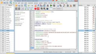 Crosstabs And ChiSquare In SPSS [upl. by Rainie]